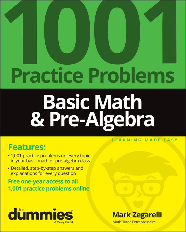 Basic Math & Pre-Algebra by Mark Zegarelli