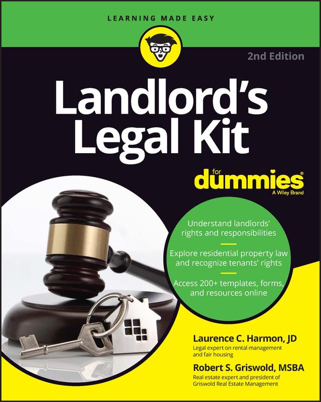 Landlord's Legal Kit For Dummies by Laurence C. Harmon, Robert S. Griswold
