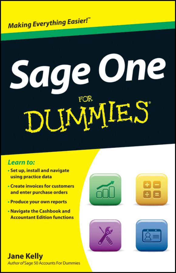 Sage One For Dummies by Jane Kelly