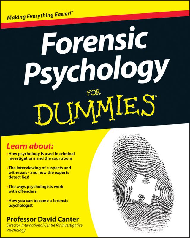 Forensic Psychology For Dummies by David V. Canter, Ian Rankin