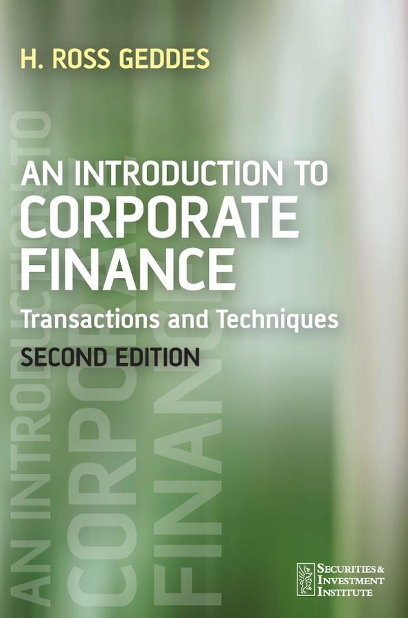 An Introduction to Corporate Finance by Ross Geddes