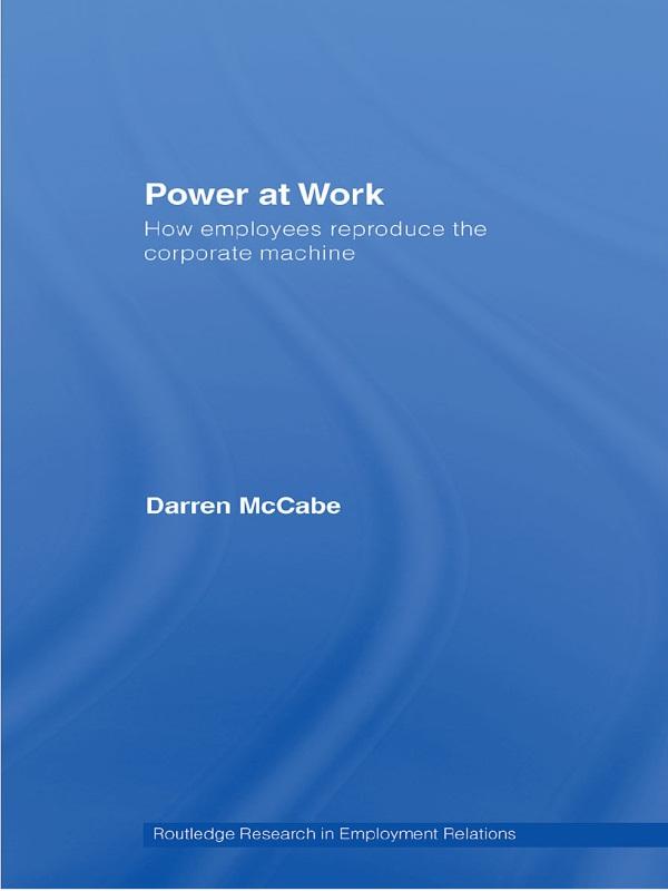 Power at Work by Darren McCabe