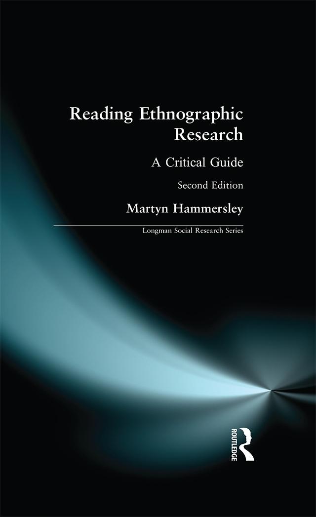 Reading Ethnographic Research by Martyn Hammersley