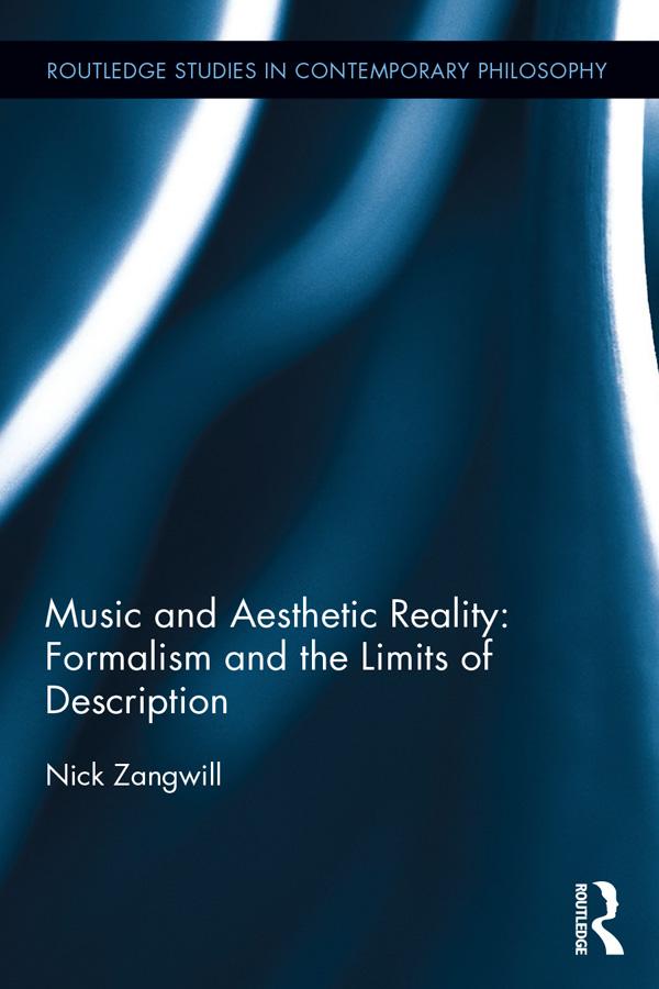 Music and Aesthetic Reality by Nick Zangwill