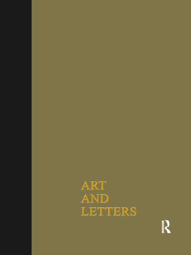 Art & Letters July-Winter 1918 by F. Rutter