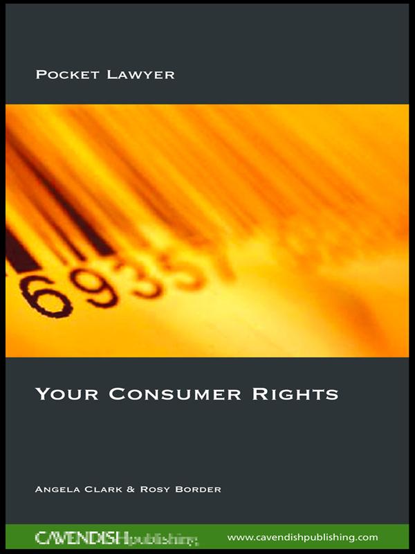 Your Consumer Rights by Angela Clark, Rosy Border