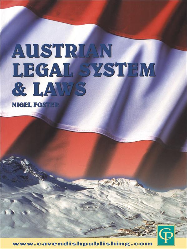 Austrian Legal System and Laws by Nigel Foster