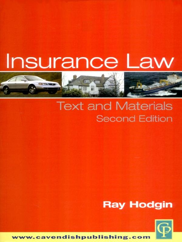 Insurance Law by Ray Hodgin