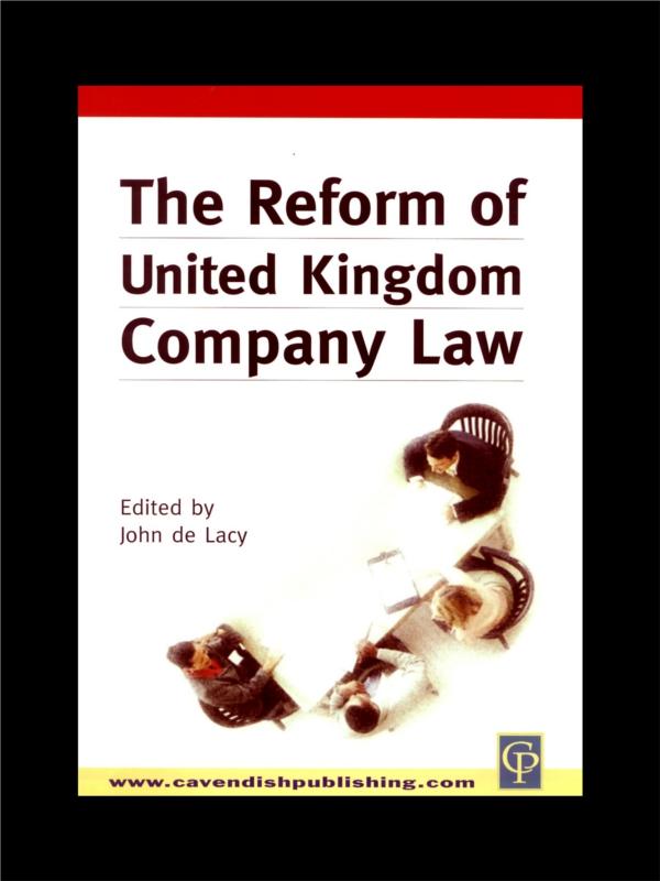 Reform of UK Company Law by John De Lacy