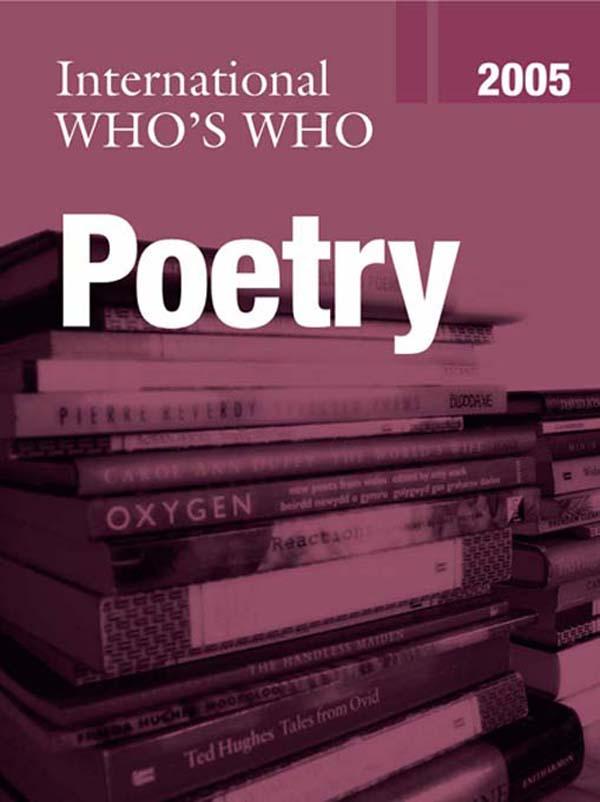 International Who's Who in Poetry 2005 by Europa Publications
