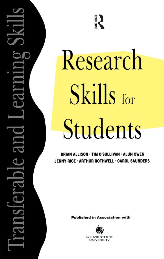 Research Skills for Students by Alun Owen, Anne Hilton, Arthur Rothwell, Brian Allison, Tim O'Sullivan