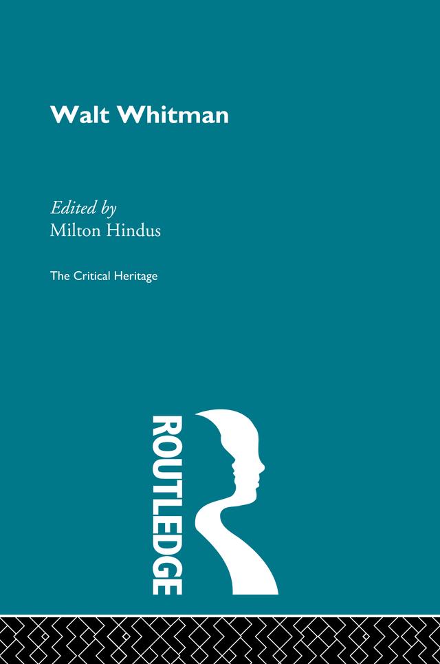Walt Whitman by Milton Hindus
