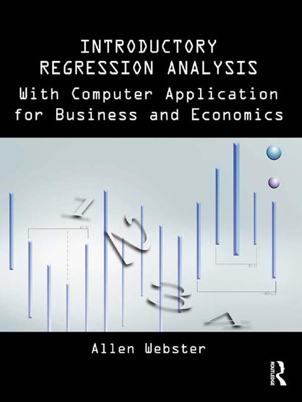 Introductory Regression Analysis by Allen Webster