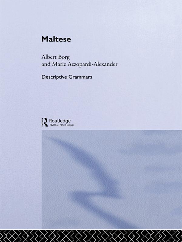 Maltese by Albert Borg, Marie Azzopardi-Alexander