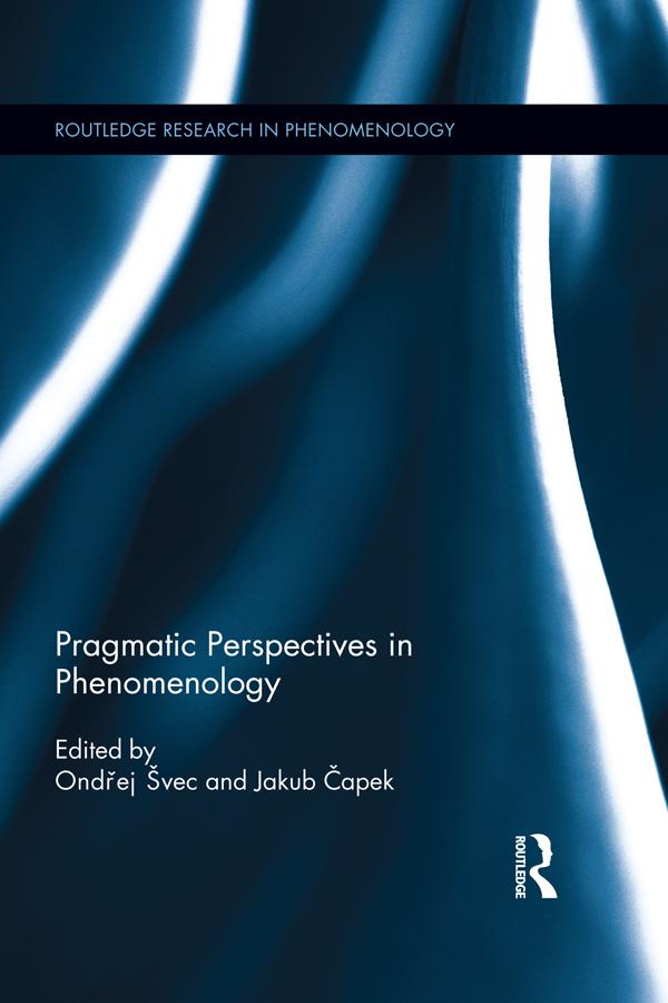 Pragmatic Perspectives in Phenomenology by Jakub Capek, Ondrej Svec