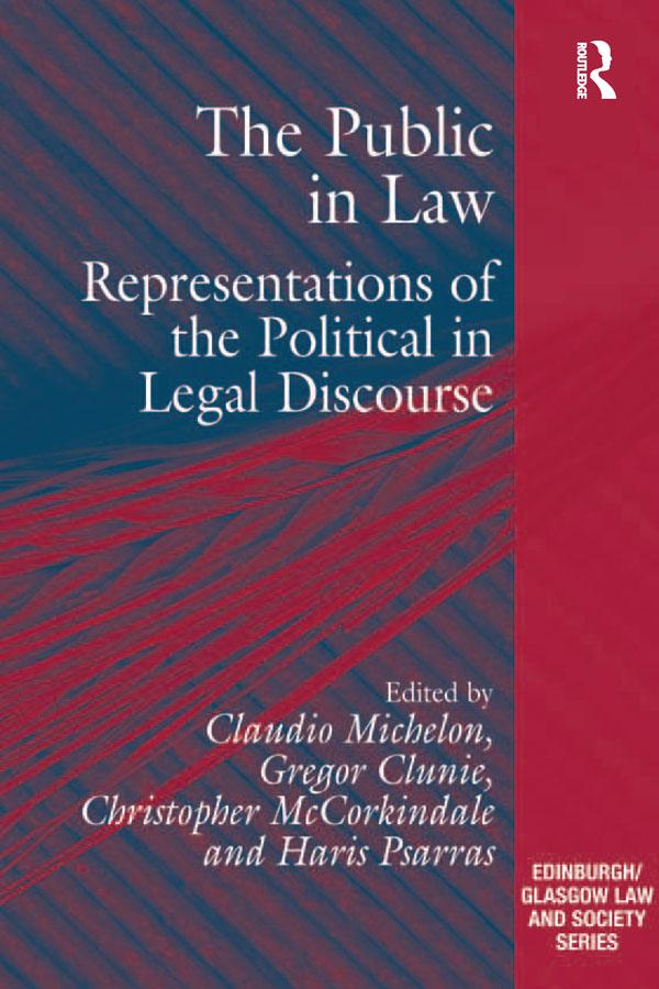 The Public in Law by Claudio Michelon, Gregor Clunie, Haris Psarras