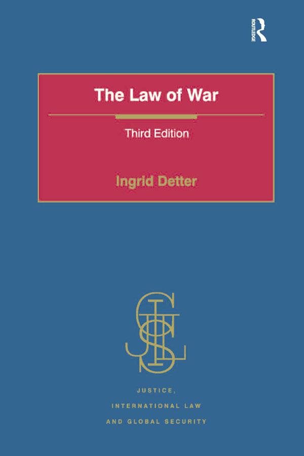 The Law of War by Ingrid Detter