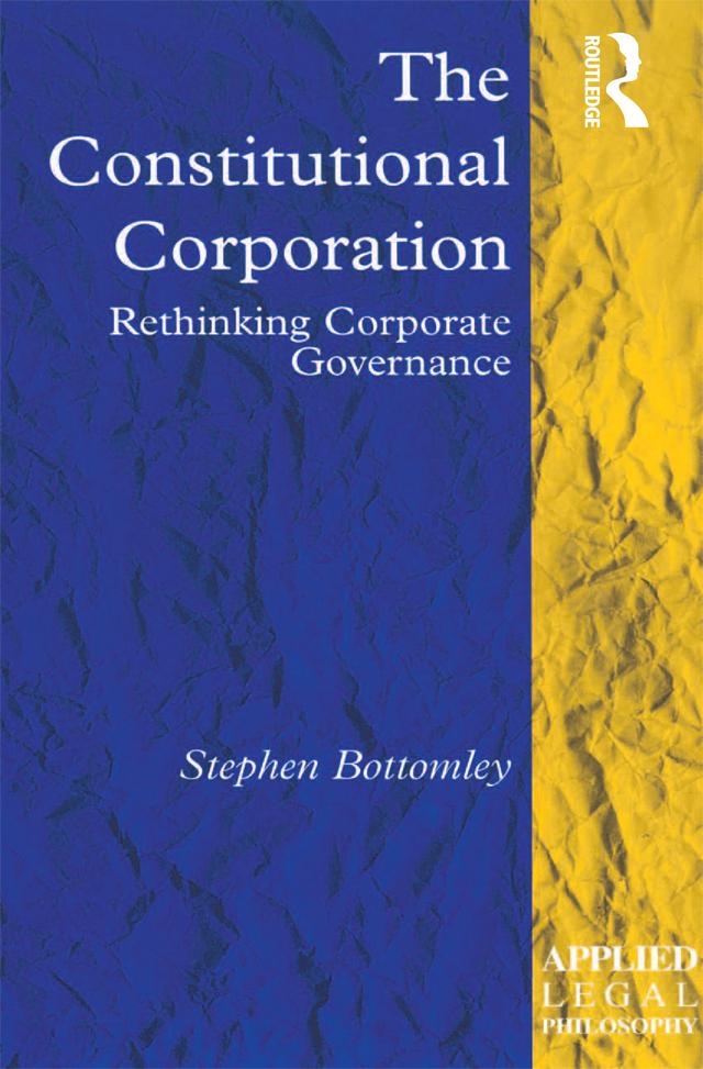 The Constitutional Corporation by Stephen Bottomley