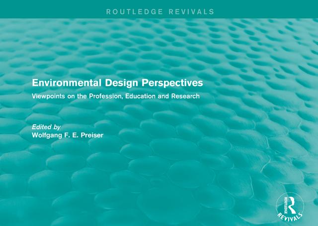 Environmental Design Perspectives by Wolfgang F. E. Preiser