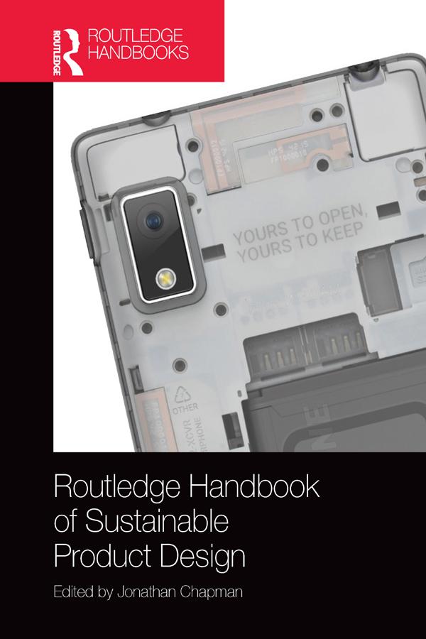 Routledge Handbook of Sustainable Product Design by Jonathan Chapman