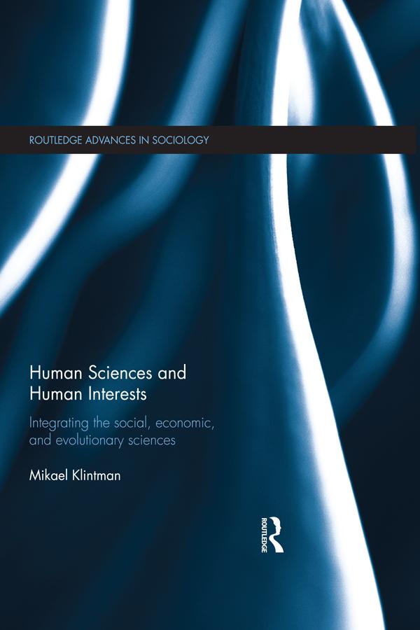 Human Sciences and Human Interests by Mikael Klintman