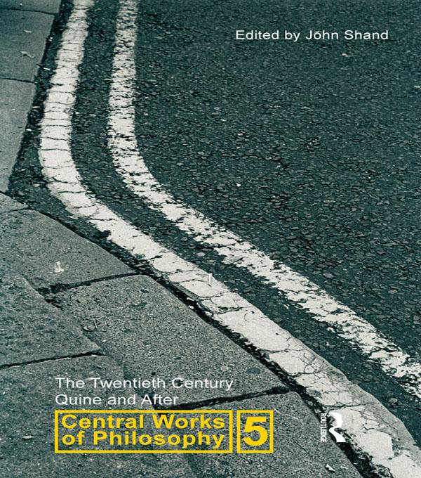 Central Works of Philosophy v5 by John Shand