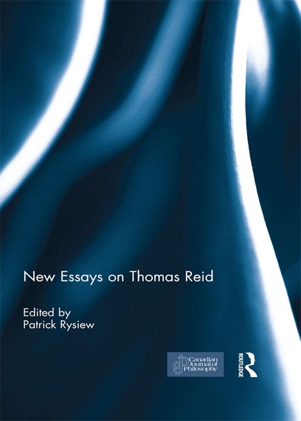 New Essays on Thomas Reid by Patrick Rysiew