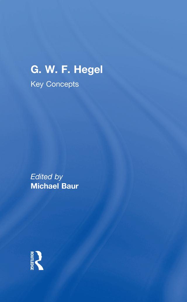 G. W. F. Hegel by Michael Baur