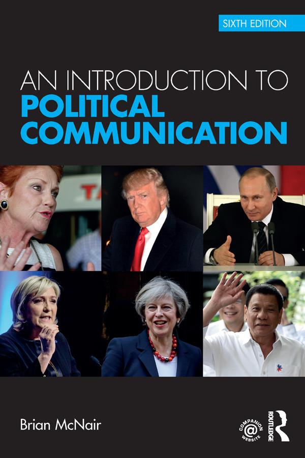 An Introduction to Political Communication by Brian McNair