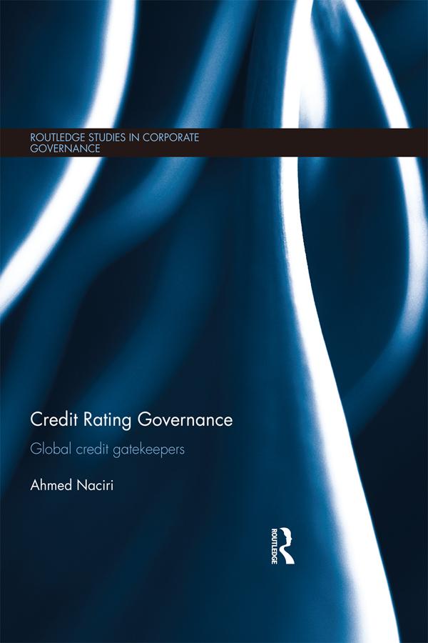 Credit Rating Governance by Ahmed Naciri