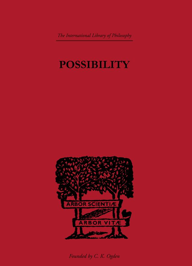 Possibility by Scott Buchanan
