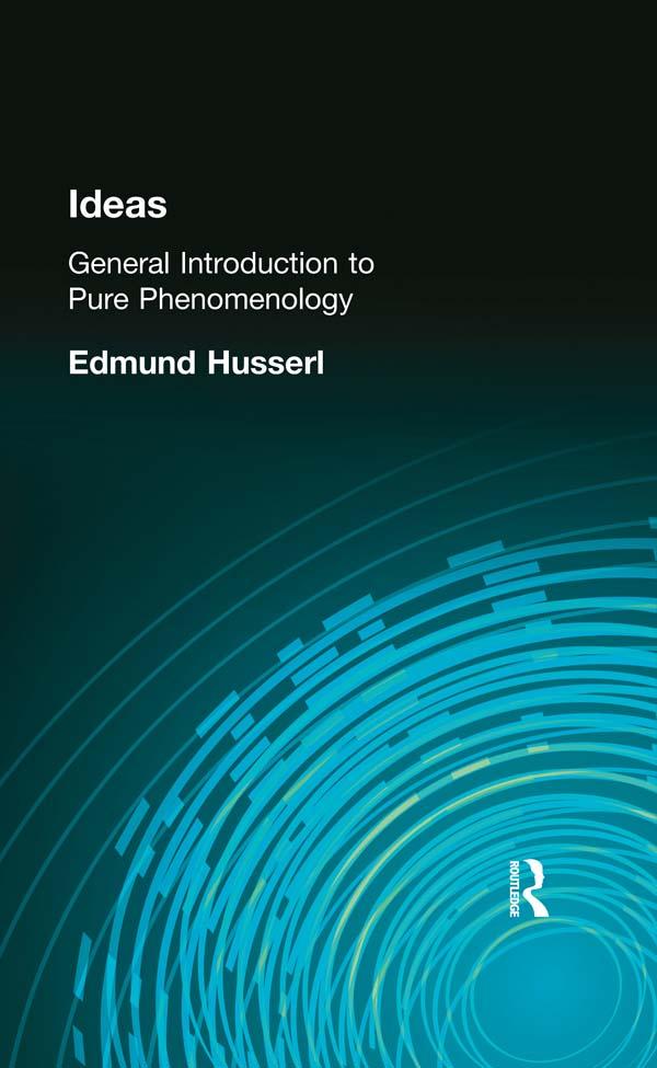 Ideas by Edmund Husserl