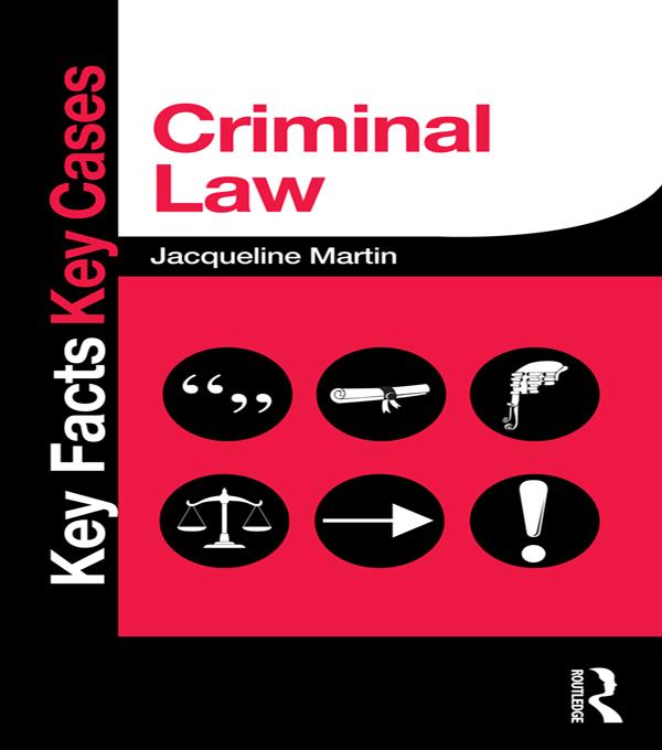 Criminal Law by Jacqueline Martin
