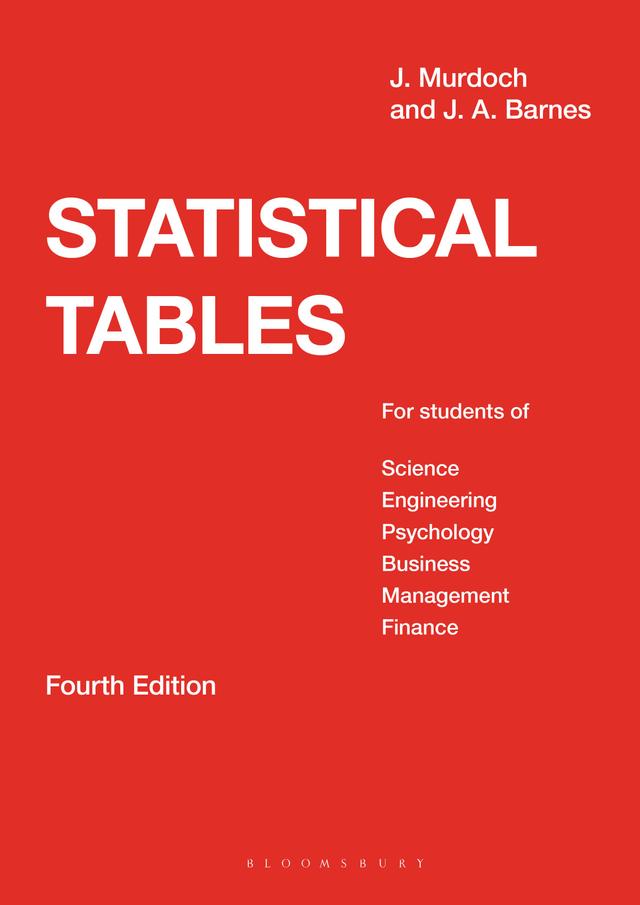 Statistical Tables by 