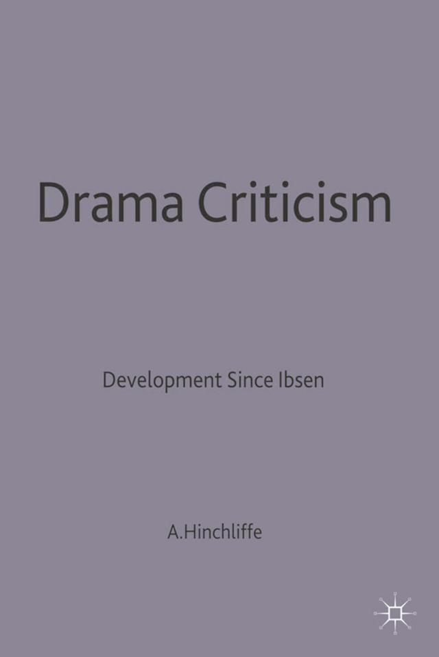 Drama Criticism by 
