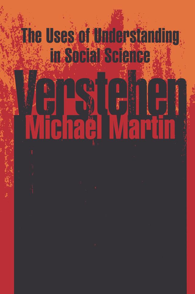 Verstehen by Michael Martin