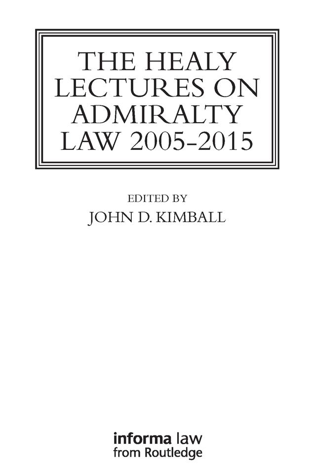 The Healy Lectures by John Kimball