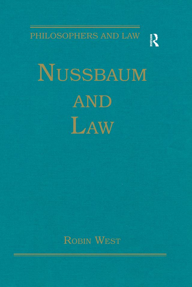 Nussbaum and Law by Robin West