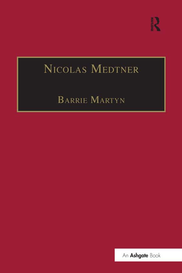 Nicolas Medtner by Barrie Martyn