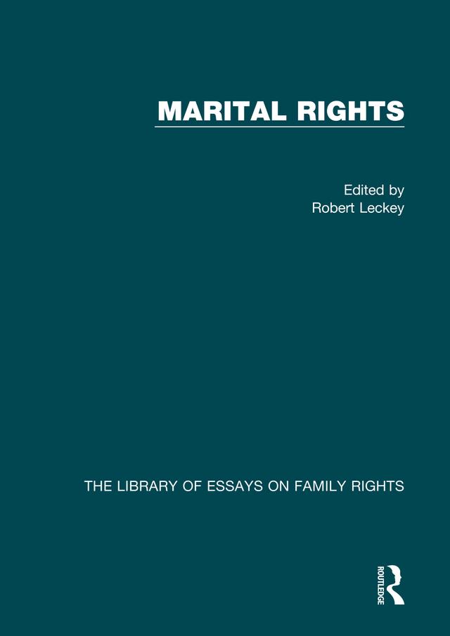 Marital Rights by Robert Leckey