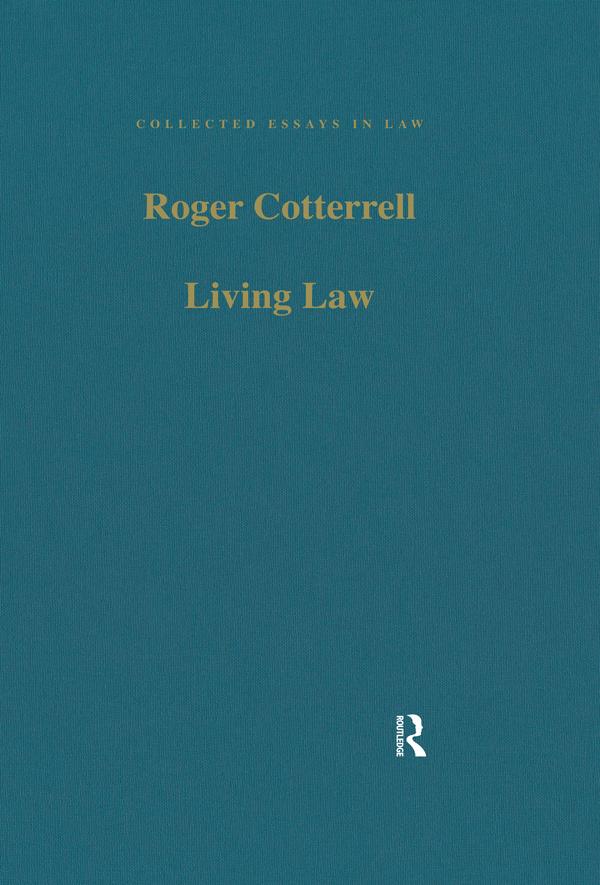 Living Law by Roger Cotterrell