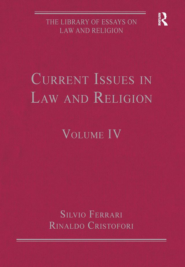 Current Issues in Law and Religion by Silvio Ferrari