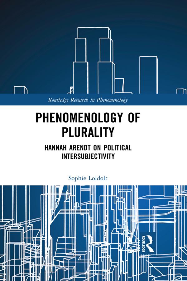Phenomenology of Plurality by Sophie Loidolt