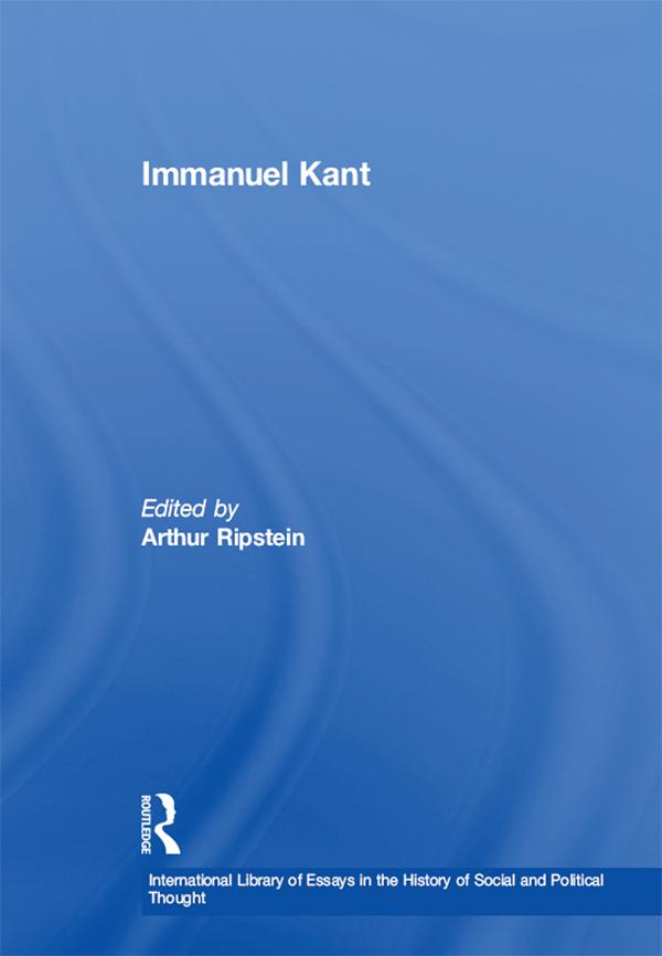 Immanuel Kant by Arthur Ripstein