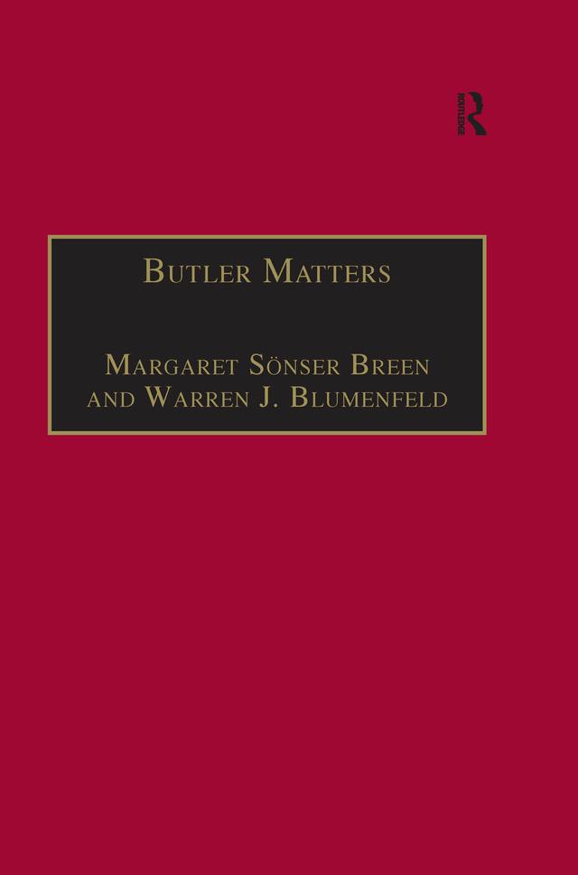 Butler Matters by Margaret Sönser Breen, Warren J. Blumenfeld