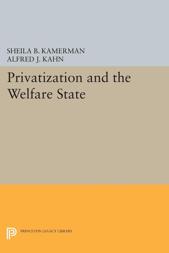 Privatization and the Welfare State by Alfred J. Kahn, Sheila B. Kamerman