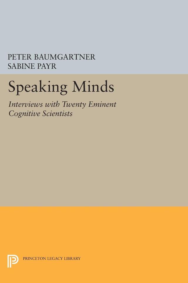 Speaking Minds by Peter Baumgartner, Sabine Payr
