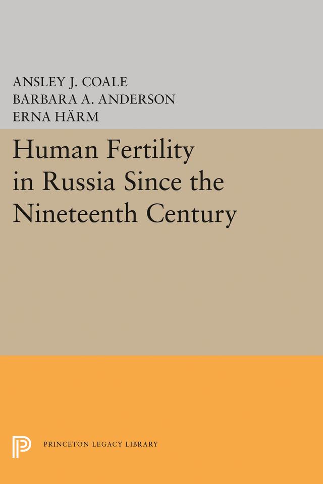 Human Fertility in Russia Since the Nineteenth Century by Ansley Johnson Coale, Barbara A. Anderson, Erna Härm