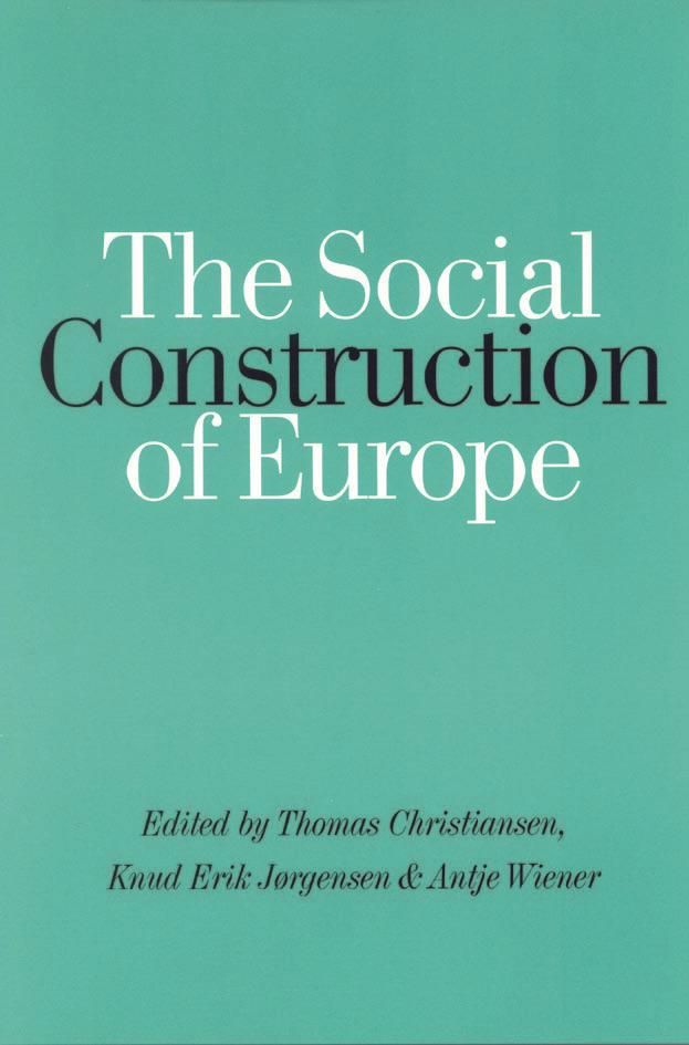 The Social Construction of Europe by Thomas Christiansen