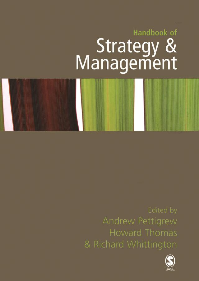 Handbook of Strategy and Management by Andrew M Pettigrew